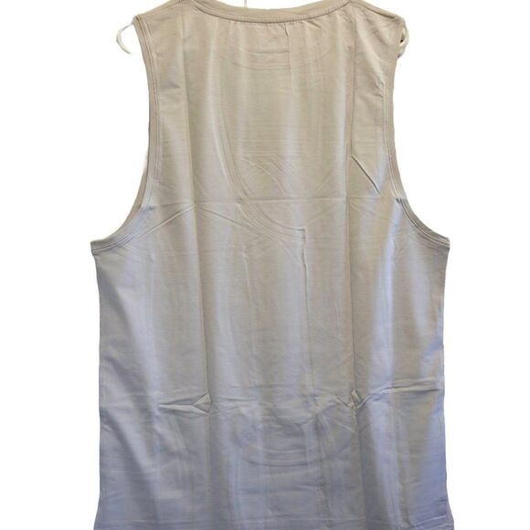 NWT ROKWOLF ESCAPE TANK TOP LUNAR ROCK PIMA COTTON/MODAL/SPANDEX OVERSIZED LARGE - Picture 2 of 10